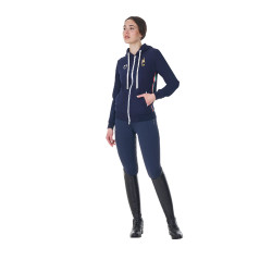 Sweat à capuche femme Equestro x FISE Marine blazer Bleu marine