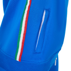 Sweat à capuche femme Equestro x FISE Bleu de savoie