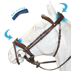 Bridon Flags & Cup Comfort combiné Marron