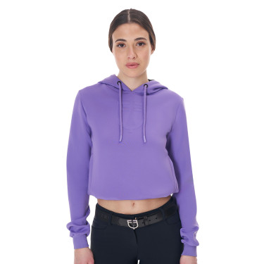 Sweat femme Equestro avec découpes Violet infini