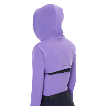 Sweat femme Equestro avec découpes Violet infini