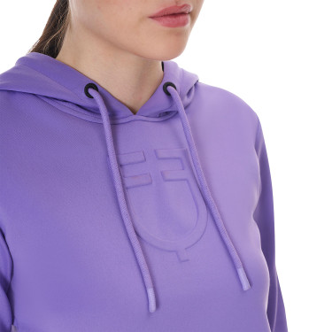 Sweat femme Equestro avec découpes Violet infini