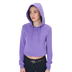 Sweat femme Equestro avec découpes Violet infini