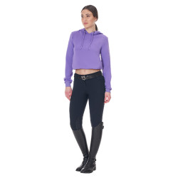 Sweat femme Equestro avec découpes Violet infini