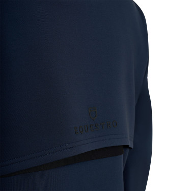 Sweat femme Equestro avec découpes Marine blazer Bleu marine