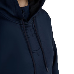 Sweat femme Equestro avec découpes Marine blazer Bleu marine