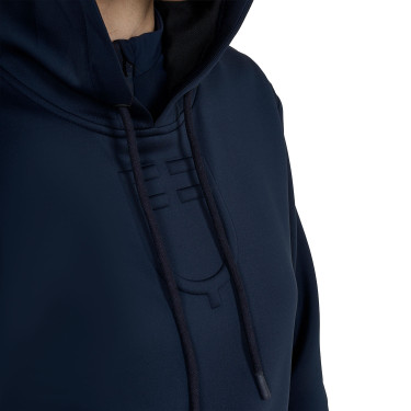 Sweat femme Equestro avec découpes Marine blazer Bleu marine