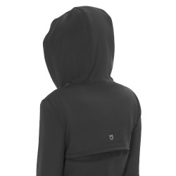 Sweat femme Equestro avec découpes Noir
