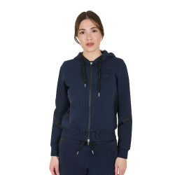 Sweat femme Equestro Institutional à zip frontal Marine blazer Bleu marine Sweat femme Equestro Institutional à zip frontal Marine blazer Bleu marine