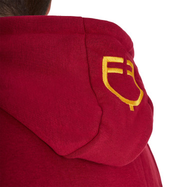 Sweat homme Equestro à capuche multi-logo Scooter Beige