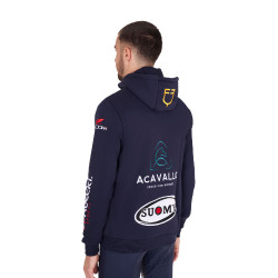 Sweat homme Equestro à capuche multi-logo Marine blazer Bleu marine