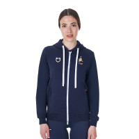 Sweat polaire femme Equestro x FISE Marine blazer Bleu marine