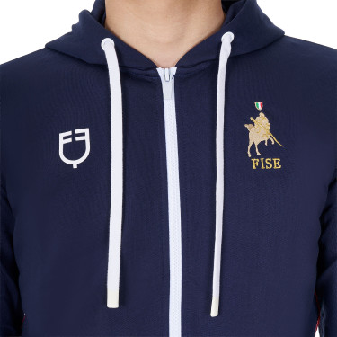 Sweat polaire homme Equestro x FISE Marine blazer Bleu marine Sweat polaire homme Equestro x FISE Marine blazer Bleu marine