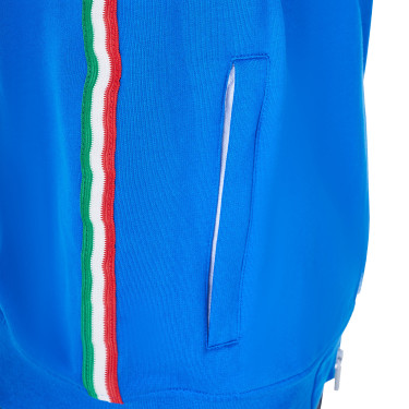 Sweat polaire homme Equestro x FISE Bleu de savoie Sweat polaire homme Equestro x FISE Bleu de savoie