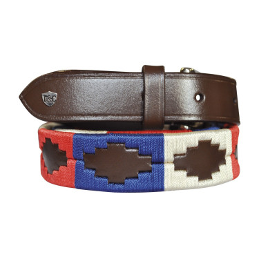 Ceinture Flags & Cup Chukka Marron / bleu / rouge