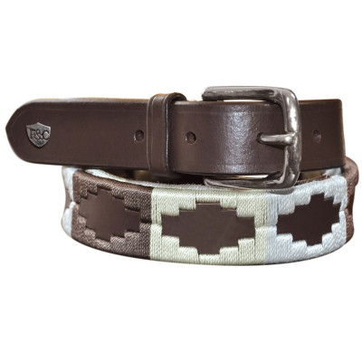 Ceinture Flags & Cup Chukka Marron / choco / taupe