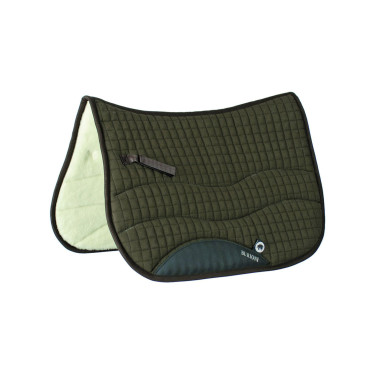 Tapis Burioni coton/laine Scafarda Vert