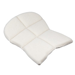 Tapis de dos synthétique Burioni Blanc