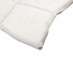 Tapis de dos synthétique Burioni Blanc