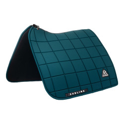 Tapis de dressage Acavallo Sublime en tissu technique à carreaux Pétrole Bleu