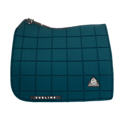 Tapis de dressage Acavallo Sublime en tissu technique à carreaux Pétrole Bleu