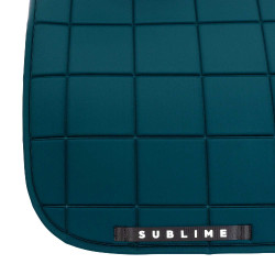 Tapis de dressage Acavallo Sublime en tissu technique à carreaux Pétrole Bleu