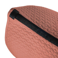 Tapis de dressage Equestro matelassé cube Redwood Rouge