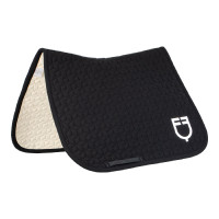 Tapis de dressage Equestro matelassé cube Noir