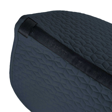 Tapis de dressage Equestro matelassé cube Marine Bleu marine