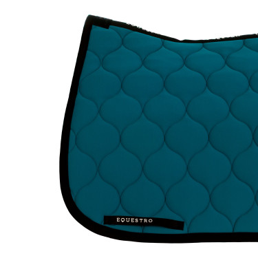 Tapis de dressage Equestro matelassé oignon Pétrole Bleu