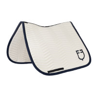 Tapis de dressage Equestro matelassé Wave en tissu technique Tapis de dressage Equestro matelassé Wave en tissu technique