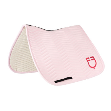 Tapis de dressage Equestro matelassé Wave en tissu technique Tapis de dressage Equestro matelassé Wave en tissu technique