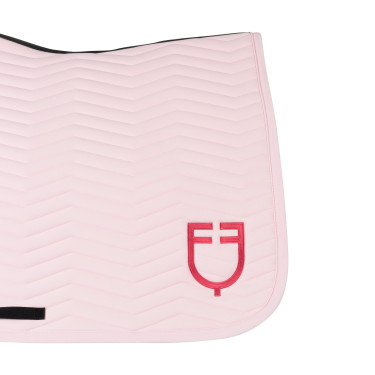 Tapis de dressage Equestro matelassé Wave en tissu technique Tapis de dressage Equestro matelassé Wave en tissu technique