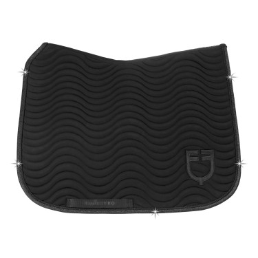 Tapis de dressage Equestro Universe Wave Noir