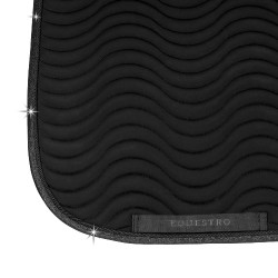 Tapis de dressage Equestro Universe Wave Noir