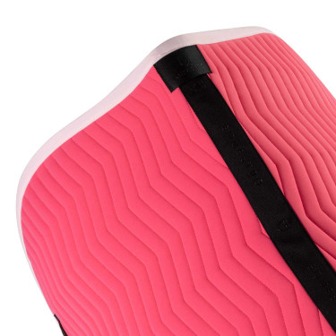 Tapis de saut Equestro matelassé Wave en tissu technique Chèvrefeuille / ballerine Rose