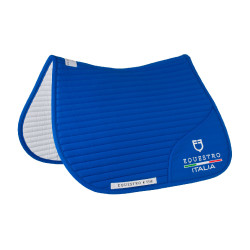 Tapis de saut Equestro x FISE avec logo brodé Bleu de savoie