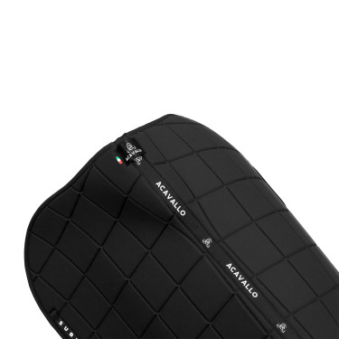 Tapis de selle CSO Acavallo Sublime en tissu technique à carreaux Noir Tapis de selle CSO Acavallo Sublime en tissu technique à carreaux Noir