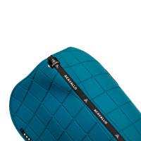 Tapis de selle CSO Acavallo Sublime en tissu technique à carreaux Pétrole Bleu