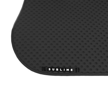 Tapis de selle CSO Acavallo Sublime en tissu technique à pois Noir
