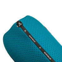 Tapis de selle CSO Acavallo Sublime en tissu technique à pois Pétrole Bleu