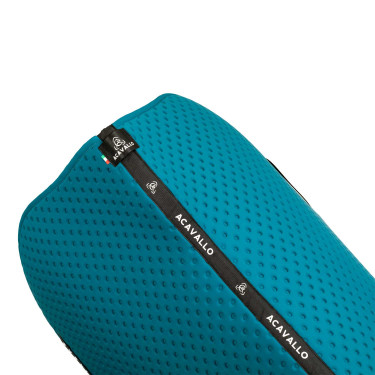 Tapis de selle CSO Acavallo Sublime en tissu technique à pois Pétrole Bleu Tapis de selle CSO Acavallo Sublime en tissu technique à pois Pétrole Bleu
