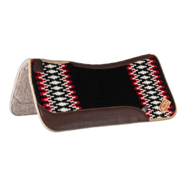 Tapis western Pool’s classique Noir / blanc / rouge