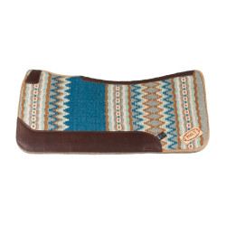 Tapis western Pool’s contoured Bleu / beige