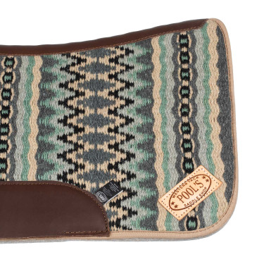 Tapis western Pool’s contoured Vert clair / gris