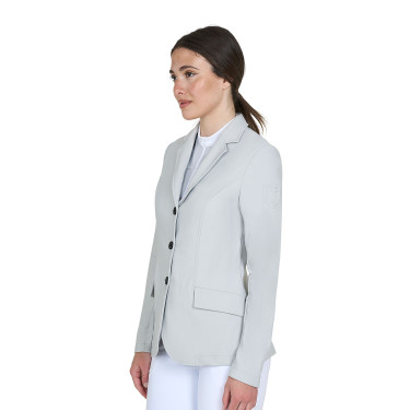 Veste de concours femme Equestro avec logo embossé