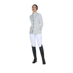 Veste de concours femme Equestro avec logo embossé