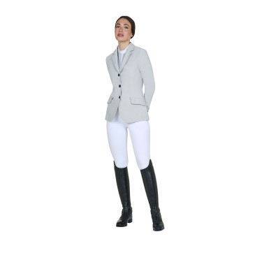 Veste de concours femme Equestro avec logo embossé