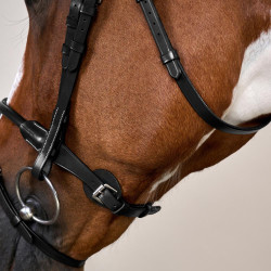 Bridon cuir rond Working By Dy'on Noir