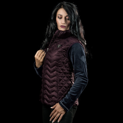 Gilet SM light NILSIA Flags & Cup Prune